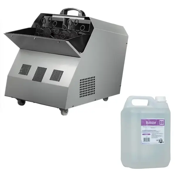 Masina de facut baloane, 300w, capacitate 2.5L, DEPOX , gri, cu telecomanda, lichid 4.5 l inclus