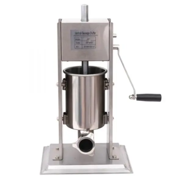 Masina de Facut Carnati Profesionala Inox VNS-S3 PRO, 3 kg, 4 Palnii de Umplere din inox