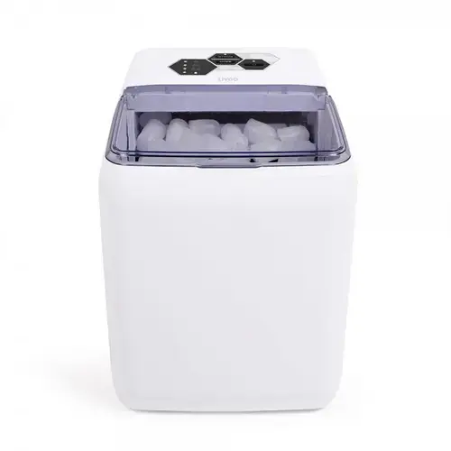Masina de facut gheata Livoo DOM454, 150 W, 2.0 l Gheata, Rezervor 2.6 l, 20 kg/zi (Alb)