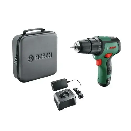 Masina De Gaurit Cu Percutie Bosch 06039B6104 Cu Acumulator 2 Trepte De Putere EasyImpact 12 Plus Cap Surubelnita Verde/Negru