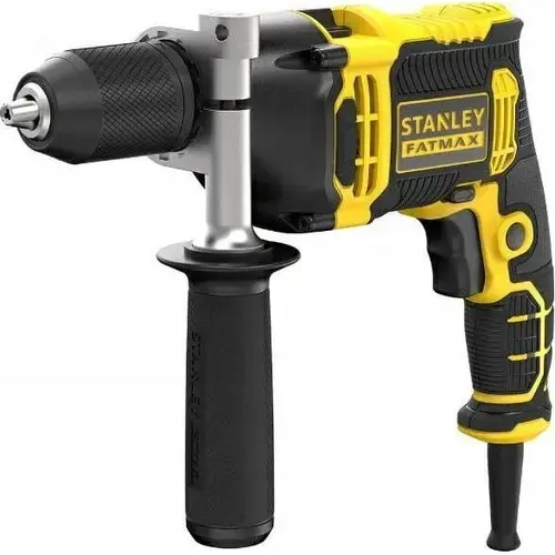 Masina de gaurit cu percutie, Stanley, 750W, 3200 rpm, Galben/Negru