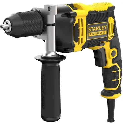 Masina de gaurit cu percutie Stanley FMEH750-QS, 750 W, 220 V, 3200 rpm (Galben/Negru)