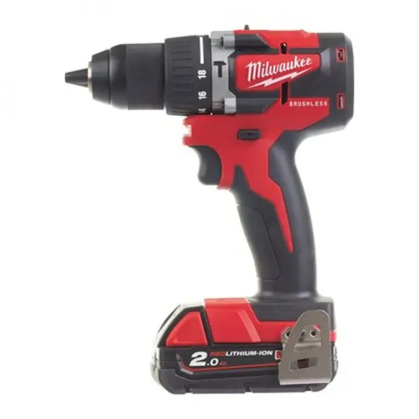 Masina de gaurit Milwaukee cu percutie cu acumulator MODEL M18 CBLPD-202C, 60NM