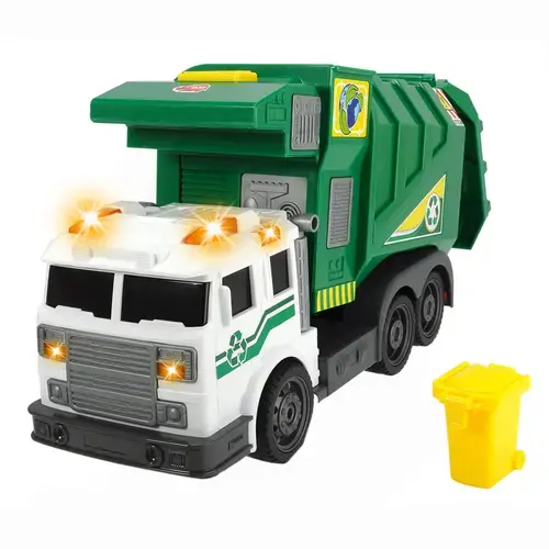 Masina de gunoi Dickie Toys Action Series, Verde, 39 cm