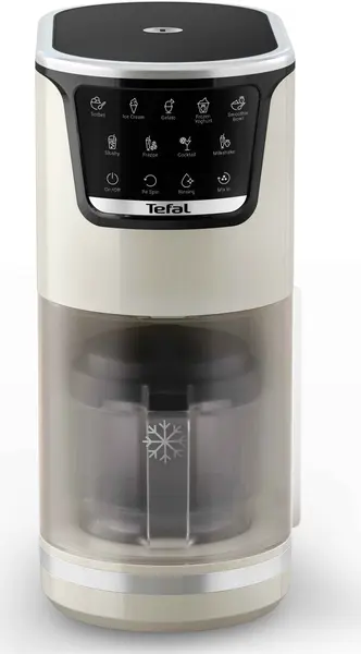 Mașină de înghețată Tefal - Dolci, 1.4 l, bej