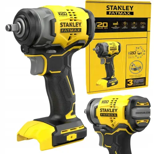 Mașină de insurubat (cheie) cu impact Stanley SFMCF910B-XJ, 18V V20, 223 Nm, 0.9 Kg, LED, fara baterie si incarcator