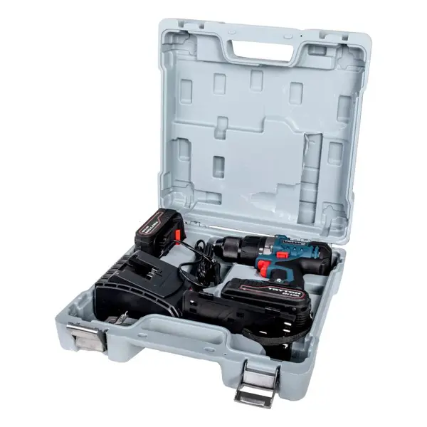 Masina de insurubat cu acumulator TRYTON, Li-Ion 20V, 2 acumulatori 2.0Ah, cuplu 45Nm, 2 viteze, TCV20L2