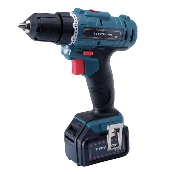Mașină de înșurubat cu acumulator TRYTON TFV18, 18V Li-Ion, cuplu 18Nm, mandrina rapidă 0.8-10mm