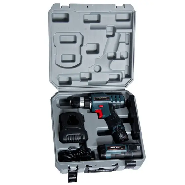 Mașină de înșurubat cu acumulator TRYTON TUV10L, Li-Ion 10.8V, 2x1.3Ah, cuplu 12Nm, 2 viteze