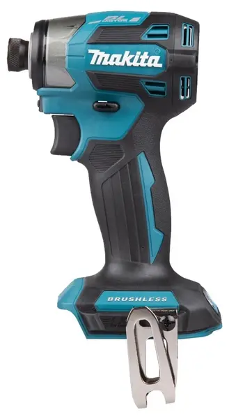 Mașină de înșurubat cu percuție cu acumulator Makita – LXT, DTD173ZJX2, 18 V, 180 Nm, cu biți și valiză, fără baterie