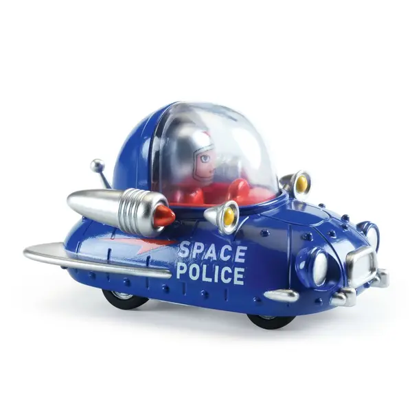 Masina de politie spatiala, Colectia Crazy Motors, Djeco