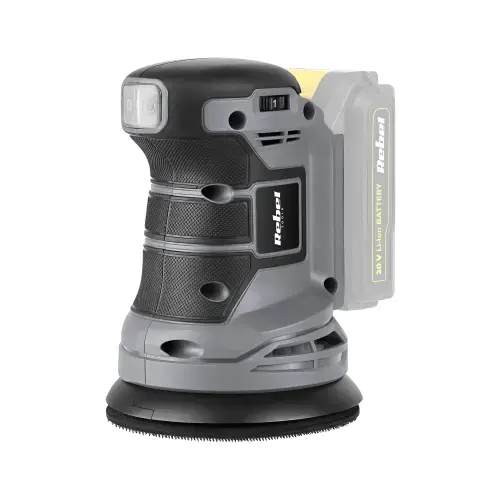Masina de slefuit orbitala fara fir Rebel Tools, 20 V, 2 Ah, FARA baterie si incarcator