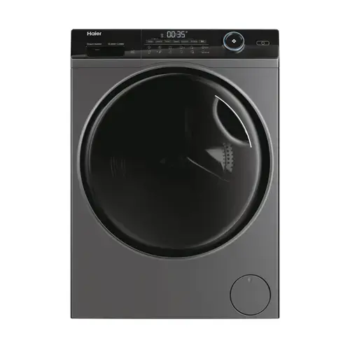 Masina de spalat frontala slim cu uscator HAIER HWD80B14959S8U1S, iRefresh, 8/5 kg, 1400rpm, Clasa A/D (Antracit)