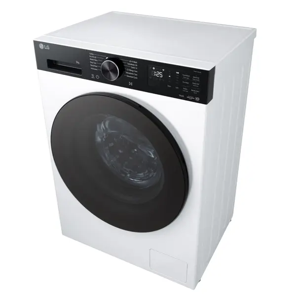Masina de spalat LG, F2X50S9TKB, DIRECT DRIVE, 9 kg ,1200 RPM, Steam Spa, Wi-Fi, TurboWash™ 360°, cls A. Alb, SLIM
