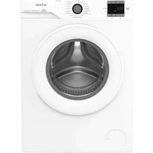 Masina de spalat rufe Arctic APLM1WFSU17410W, 7 Kg, 1400 RPM, Clasa A, Motor Silent Inverter, Recycled Tub, Steam, Child Lock, Add-In (Alb)