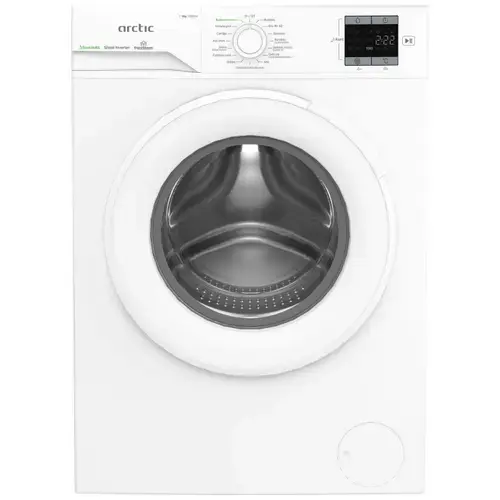 Masina de spalat rufe Arctic APLM1WFSU18210W, Clasa A, Capacitate 8 Kg, 1200 rpm, ExtraSteam, Flow Control, Add In, Eco Wash, Aqua Safe, SaveInAll, Motor Silent Inverter (Alb)