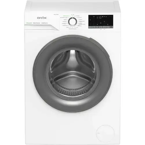 Masina de spalat rufe Arctic APLM2WFSU28211WG, 8 Kg, 1200 RPM, Motor Silent Inverter, Drum Clean+Steam, Child Lock, Anticrease, Digital Display, Add-In, Clasa A (Alb)