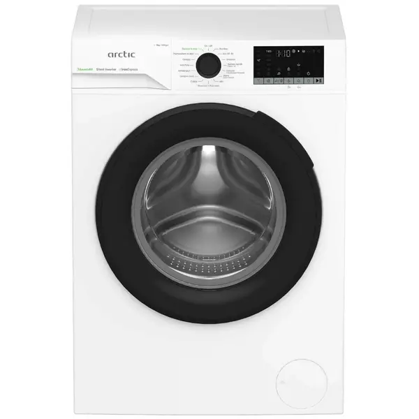 Masina de spalat rufe Arctic APLM2WFSU29412WPB, 1400 RPM, 9kg, Spalare la rece, SaveInAll, IronExpress, Motor Silent Inverter, Clasa A