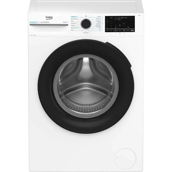 Masina de spalat rufe Beko BM3WFSU47415WB, 1400 RPM, 7 kg, Afisare timp spalare ramas, Hygiene+, SteamCure, AddXtra, EnergySpin, Alb, Clasa A