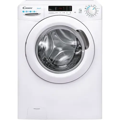 Masina de spalat rufe Candy CS4 1172DE/1-S, 7 kg, 1100 rpm, Easy Iron, Slim, Programe rapide de spalare, Hygiene, Clasa D (Alb)