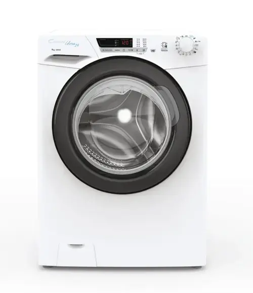 ​Masina de spalat rufe Candy HCU1292DB/1-S, 9 kg, 1200 rpm, Clasa D, Ultra Hygiene, Wi-Fi, 15 programe, Pornire intarziata (Alb)​