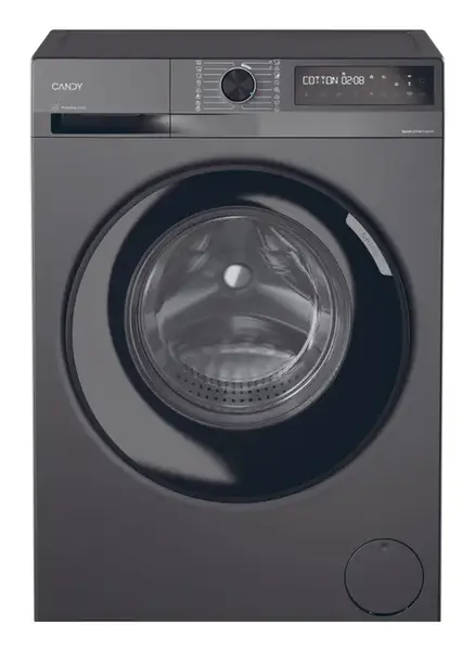 Masina de spalat rufe Candy ProWash 500 BR 48B6G-S, 8 kg, 1400 rpm, Clasa A, 16 programe, Soft Drum, Motor Speed Drive Inverter, Wi-Fi, ProActive Wash (Gri)