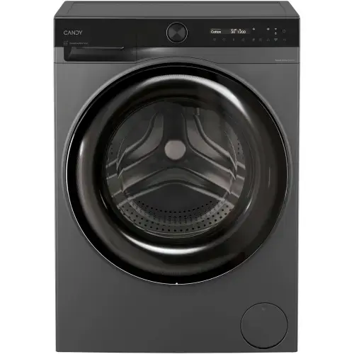 Masina de spalat rufe Candy ProWash 700 slim BS 49SB8G-S, 9 kg, 1400 RPM, 16 programe, Motor Inverter, Steam, LCD Touch display, Soft Drum, Dual Spray, Programe rapide de spalare, Wifi, Clasa A (Antracit)