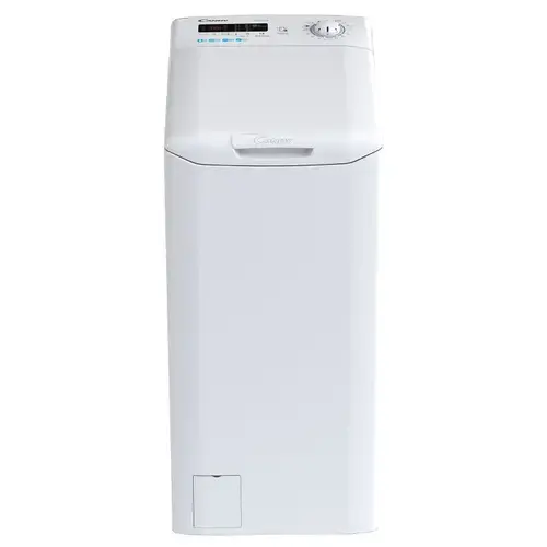 Masina de spalat rufe cu incarcare verticala Candy CSTG282D2/1-S, 8 Kg, Clasa D, 1200 rpm, Smart Touch, Kilo Detector, Mix Power System+ (Alb)