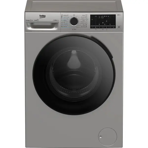 Masina de spalat rufe cu uscator Beko BM5DFT49442GB, 9/6 kg, 1400 RPM, 15 programe, Child Lock, Digital Display, Recycled Tub, Motor ProSmart Inverter, Gri, Clasa D
