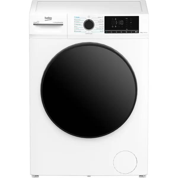 Masina de spalat rufe cu uscator Beko BMM5DFO5741W, 7/5 kg, 1400 RPM, Clasa D, 60 cm, Digital Display, 15 programe, Alb