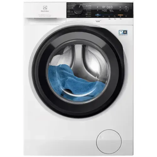 Masina de spalat rufe cu uscator Electrolux SteamCare 700 EW7W4492E, 9 kg spalare, 6 kg uscare, 1400 RPM, LCD, Clasa A, Motor Inverter, SteamCare+Sensicare, TimeManager (Alb)