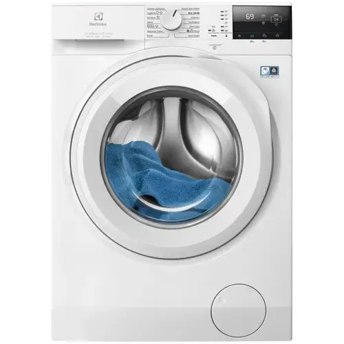 Masina de spalat rufe cu uscator Electrolux SteamCare 700 EW7W2471E, 7 kg spalare, 5 kg uscare, 1400 RPM, Clasa A/D, Motor Inverter, SteamCare+Sensicare, TimeManager (Alb)