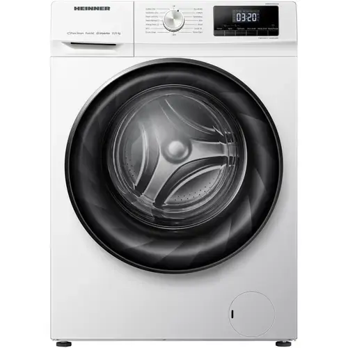 Masina de spalat rufe cu uscator Heinner HWDM-H10614A, Spalare 10 kg, Uscare 6 kg, 1400 RPM, Motor Inverter, Display LED, Clasa A (Alb)