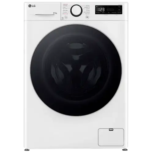 Masina de spalat rufe cu uscator LG F2DR509S1W, 9 kg/5 kg, 1200 rpm, Clasa E (Alb)