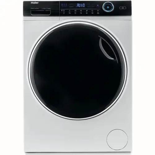 Masina de spalat rufe cu uscator Slim Haier HWD80-B14979-S, 8/5 kg uscare, 1400 RPM, Motor Direct Motion, iRefresh, ABT, Dual Spray, Pillow Drum, Smart Detecting, Clasa A (Alb)