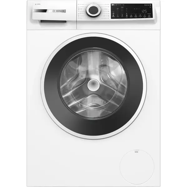 Masina de spalat rufe frontala Bosch WGJ244A2BY, 9 kg, 1400 RPM, Clasa A, Home Connect, Display LED, EcoSilence Drive, Siguranta copii, Alb