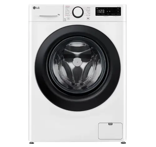Masina de spalat rufe frontala slim LG F2WR508SBW, Steam, 8 kg, 1200rpm, Clasa A (Alb)