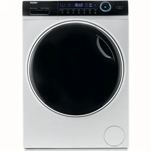 Masina de spalat rufe Haier HW100-B14979-S, 10 kg, 1400 rpm, Clasa A, Motor Direct Motion, Refresh, ABT, Steam, Dual spray, Pillow Drum, iTime, Smart Detecting (Alb)