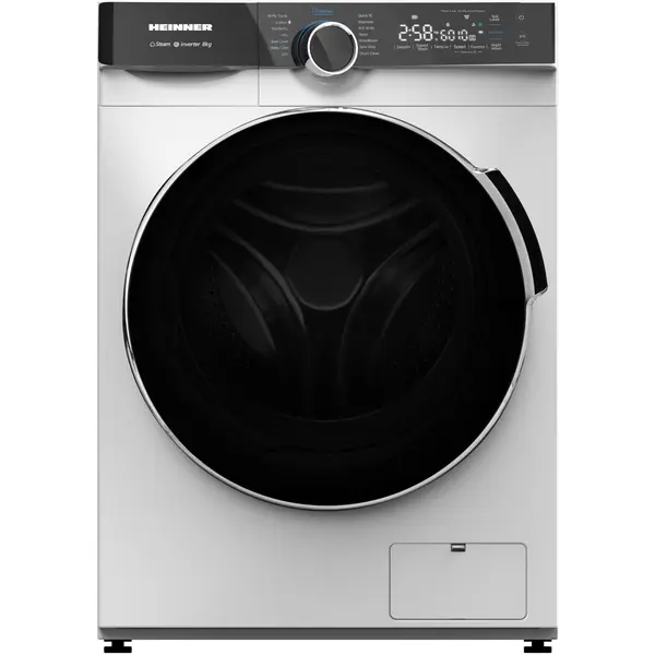Masina de spalat rufe Heinner HWM-M814IVKA+++, 8 kg, 1400 RPM, Clasa A, Slim, Blocare acces copii, Display LED, Alb