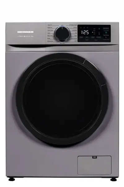 Masina de spalat rufe HEINNER HWM-M814IVNSA+++, 8 kg, 1400 rpm, Clasa A, Motor Inverter, 15 programe (Argintiu)