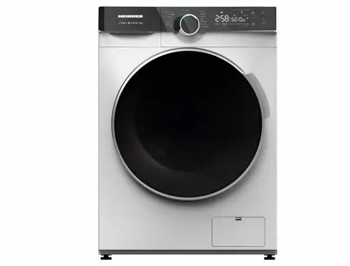 Masina de spalat rufe HEINNER HWM-M914IVKA+++, 9 kg, 1400 rpm, Clasa A, Inverter, 14 programe, Control Touch, Speed Wash, Steam (Alb)