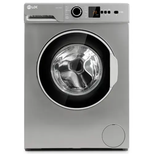 Masina de spalat rufe LDK Higeea 712DDS, Clasa D, Capacitate 7 Kg, 1200 rpm, 15 programe, Anti-Alergic, Amanare pornire, Display LED (Argintiu)