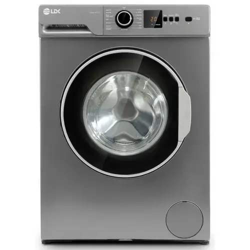 Masina de spalat rufe LDK Higeea 812DDS, Clasa D, Capacitate 8 Kg, 1200 rpm, 15 programe, Anti-Alergic, Amanare pornire, Display LED (Argintiu)