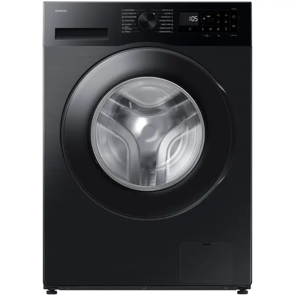 Masina de spalat rufe Samsung WW80FG5L32ABLE, 8kg, 1200 RPM, Clasa A, Hygiene Steam, Smart Things, AI Eco Bubble, Program rapid 39 min, Negru
