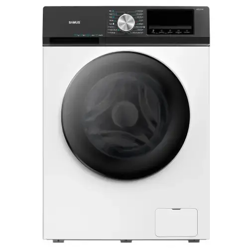 Masina de spalat rufe Samus WSEDI7148, 7 kg, 1400 rpm, 16 programe, Clasa A, Motor Inverter, Spalare cu abur (Alb)
