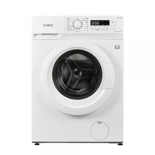 Masina de spalat rufe Samus WSL-7124,7 Kg, 15 programe, 1200 rotatii, Slim, Clasa energetica D, Termostat reglabil, Program ECO 40-60°C, Blocare acces copii (Alb)