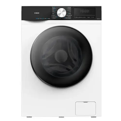 Masina de spalat rufe Samus WSMDI12147, 12 kg, 1400 rpm, Clasa A, Motor Inverter, Display LED (Alb)