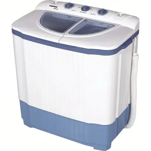 Masina de spalat rufe semiautomata Albatros WMS 4.5P, 4.2 kg, 3 kg stoarcere (Alb/Albastru)