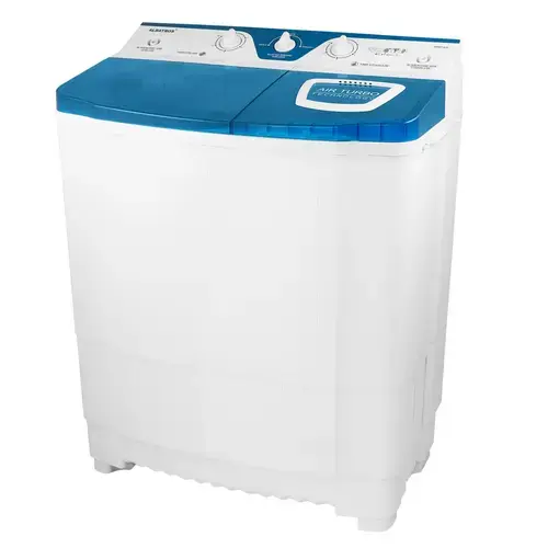 Masina de spalat rufe semiautomata Albatros WMS 8.8, Motor spalare 310 W, Motor stoarcere 130 W, Cantitatea de rufe uscate 8 kg, Cantitatea de rufe la stoarcere 3 kg, Alimentare cu apa rece sau calda (Alb/Albastru)