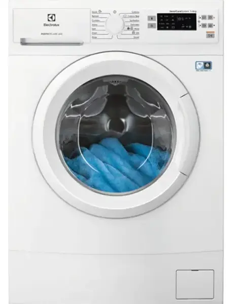 Masina de spalat rufe slim Electrolux EW6SN506W, 1000 RPM, 6 kg, PerfectCare600, Clasa D (Alb)